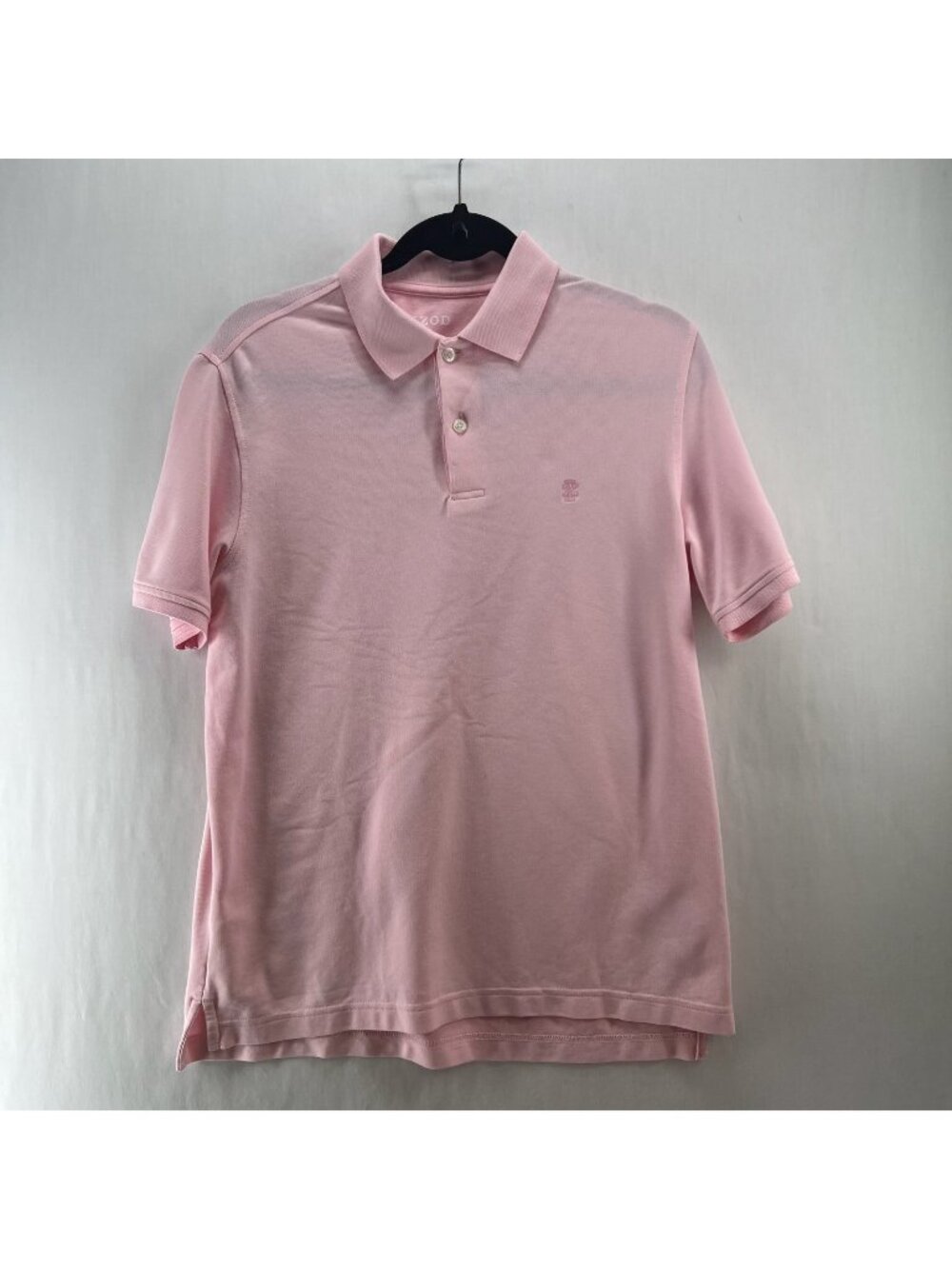 Izod Advantage Polo Shirt Mens S Embroidered Logo Short Sleeve Pique Light Pink - Picture 1 of 9